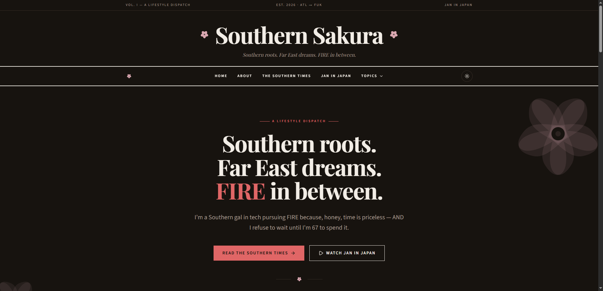 southernsakura.com preview